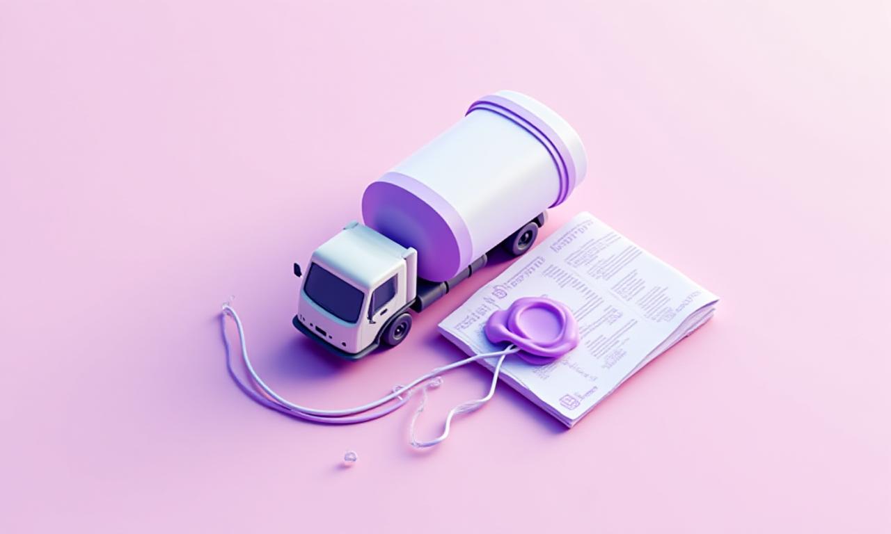 Fun illustrative representation of logistics contracts and rules